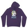 unicorns are born in may cute unicorn Unisex Hoodie