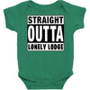 straight outta lonely lodge Baby Bodysuit