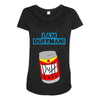 i am duff man homer cult funny retro Maternity Scoop Neck T-shirt