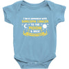 I Love Someone with Sarcoma Cancer to The Moon and Back to Infinity Baby Bodysuit