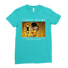 Gustav Klimt The Kiss Ladies Fitted T-Shirt