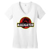 Maligator Women's V-Neck T-Shirt