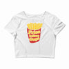 fries before guys Crop Top