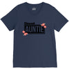 blessed aunitie with flower V-Neck Tee