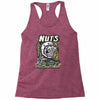 nuts about bikes Racerback Tank
