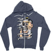 you burn yourself Zipper Hoodie