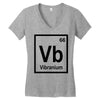 Vibranium Women's V-Neck T-Shirt