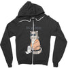 the big meowski Zipper Hoodie