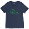 thc pot leaf molecule V-Neck Tee