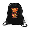 fire storm Drawstring Bags