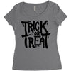 trick or treat Women's Triblend Scoop T-shirt