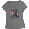 curse of the leaf Women's Triblend Scoop T-shirt