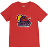 purple champs V-Neck Tee