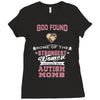 god found autism moms Ladies Fitted T-Shirt