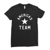 americas team Ladies Fitted T-Shirt