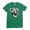 skull and tentacles Ladies Fitted T-Shirt
