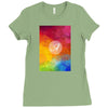 letter a  initial Ladies Fitted T-Shirt