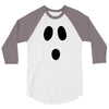 boo face 3/4 Sleeve Shirt