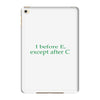i before e iPad Mini 4