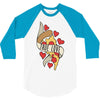 true love pizza slice 3/4 Sleeve Shirt