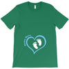Custom baby boy name maternity design T-Shirt