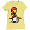 iron man Ladies Fitted T-Shirt