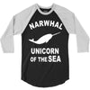 narwhals 3/4 Sleeve Shirt
