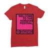 welcome to the horizon festival Ladies Fitted T-Shirt