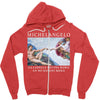 Michelangelo Creation of Adam Zipper Hoodie