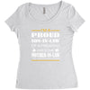 im a proud son in law Women's Triblend Scoop T-shirt