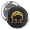 roam sweet roam slouchy Pin-back button