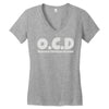 ocd Women's V-Neck T-Shirt