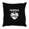 Mama is My Bestie Throw Pillow