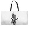 olaf frozen disney cartoon Weekender Totes