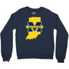 indiana for michigan Crewneck Sweatshirt
