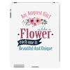 An August Girl Like A Flowers iPad 3 and 4 Case