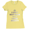 i can't keep calm because i have anxiety Ladies Fitted T-Shirt