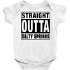 straight outta salty springs Baby Bodysuit