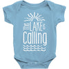 the lake is calling Baby Bodysuit