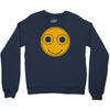 funny smiley face Crewneck Sweatshirt