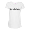 back to that years Maternity Scoop Neck T-shirt