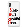 saved with amazing grace iPhoneX