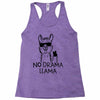 no drama llama Racerback Tank
