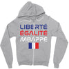 Librate Egalite Mbappe France Zipper Hoodie