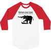 elephants never forget and they never forgive t shirt funny mens tee n 3/4 Sleeve Shirt