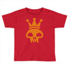 king skull emo club pirate dance music reggae Toddler T-shirt