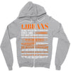 Librans Most Difficult Ones To Understand Zodiac Zipper Hoodie