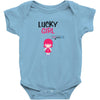 Lucky Girl (Lucky Girl - Lucky Guy Couples Design) Baby Onesie