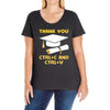 Thank You Ctrl+C And Ctrl+V Ladies Curvy T-Shirt
