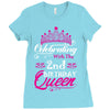 Celebrating With the 2nd Birthday Queen Ladies Fitted T-Shirt